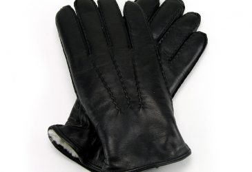Luxury Men's Hand Sewn Lambskin Lined Leather Gloves