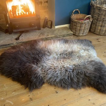 Hibernation sheepskin rug